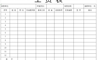 工资单表格下载，工资单表格免收费下载安装(工资单表格软件特点工资单表格软件特点)